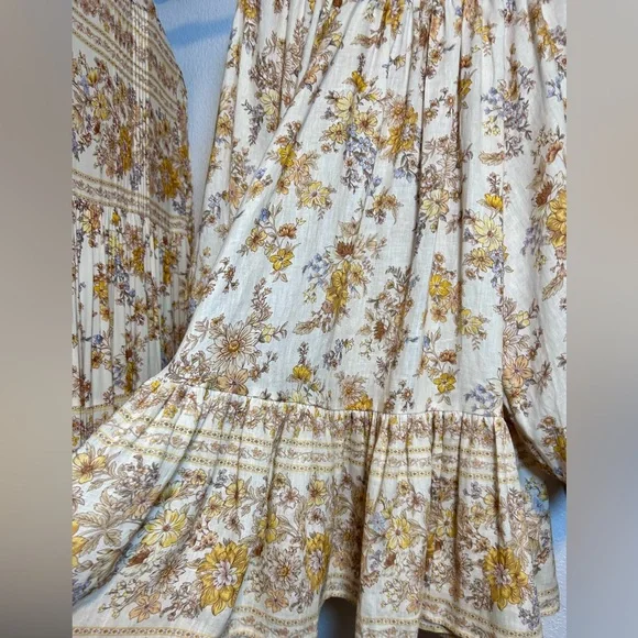 Spell Meadowland Tunic Dress Cream Never Worn - Picture 13 of 15